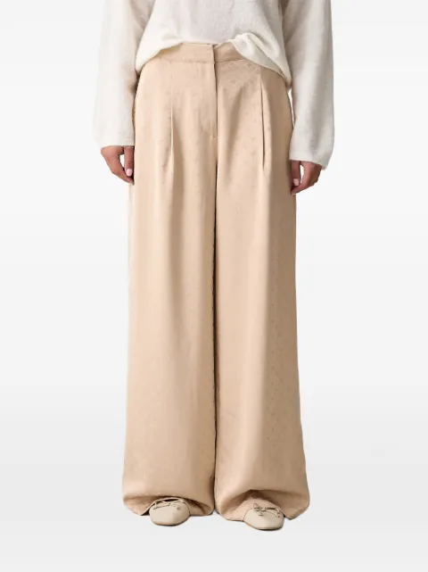 Scotch & Soda Eleni jacquard palazzo pants Neutrals ULH01488F