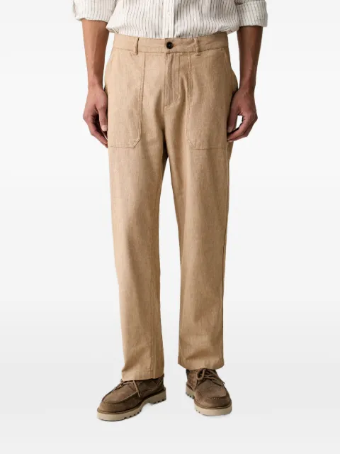 Scotch & Soda Harper patch-pocket chinos Neutrals 183542