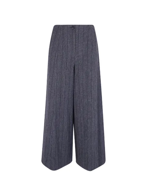 Paul Smith pinstripe wide-leg trousers Grey W1R408TW11310