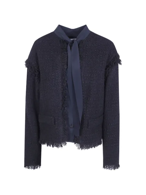 Mantu fringed bouclé jacket Blue AG6008G05