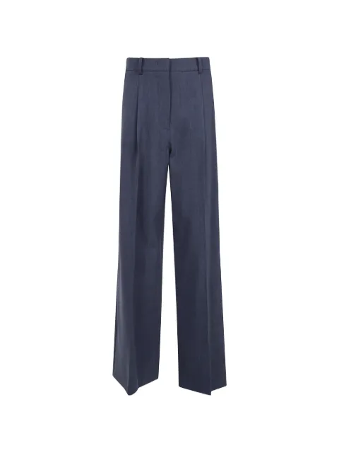 Mantu pleated straight-leg trousers Grey AG3004G07