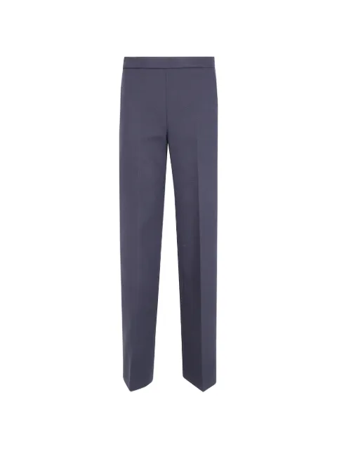 PierAntonioGaspari pressed-crease trousers Black 1V6512TQD5