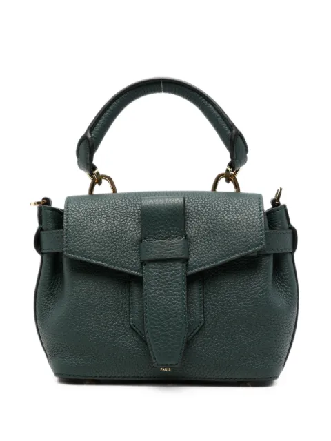 Lancel Mini Charlie leather tote bag Green A13165