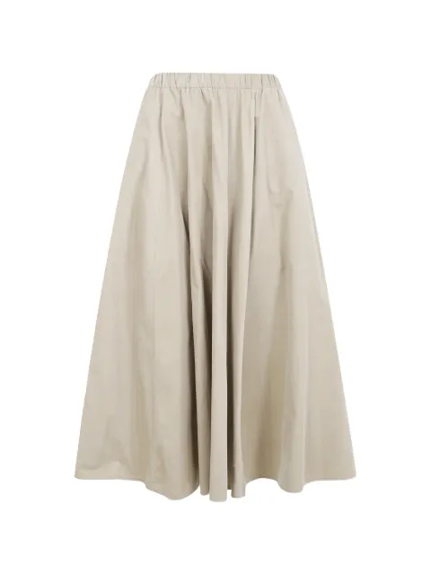 ASPESI elasticated-waist corduroy midi skirt Neutrals 2289G536