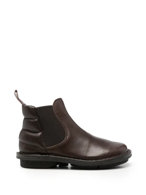 Trippen quilted-panel leather ankle boots Brown ALCOVEFWAW