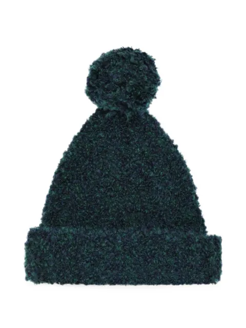 Henrik Vibskov Amphi pom-pom beanie hat Green AW26STUDA901