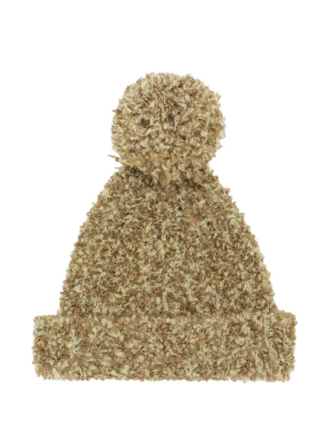 Henrik Vibskov Amphi pom-pom beanie hat Neutrals AW26STUDA901