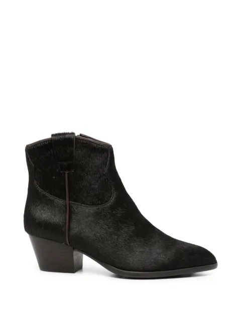 Ash pony fur ankle boots Brown FAME04