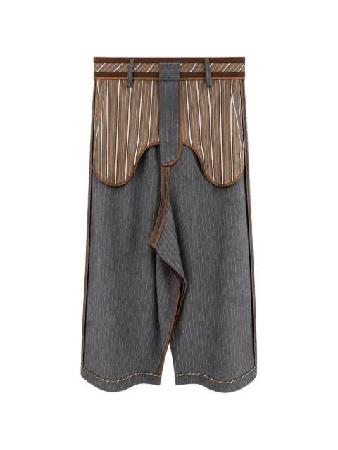 Ka Wa Key Inside Out tailored trousers Grey AW26TR990G