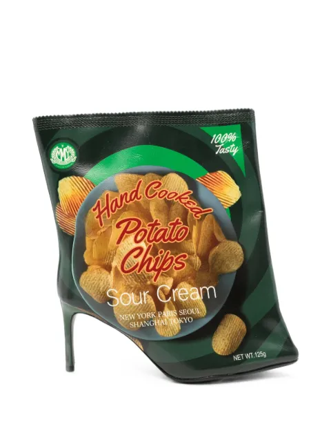 Maison MIHARA YASUHIRO Potato Chips Pack boots Green B16FW712