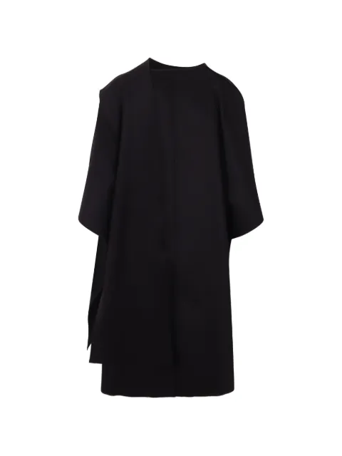 Gianluca Capannolo asymmetric cape-sleeve sweater Black 26IM398200