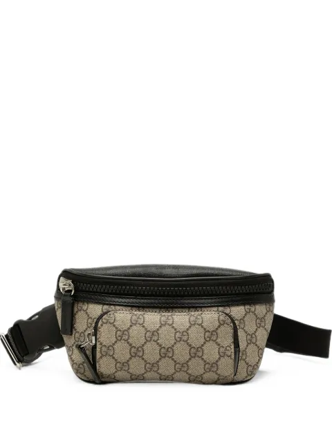 Gucci Pre-Owned 2000-2015 GG Supreme belt bag Neutrals V62TF3L24U7SLNCD