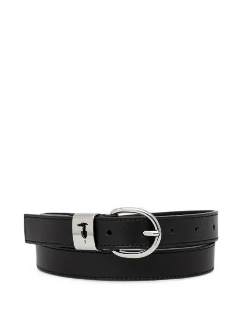 Trussardi leather buckle belt Black B344B000041N