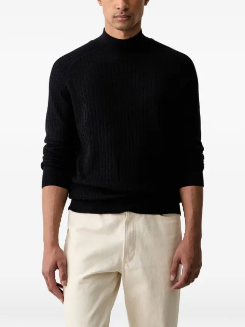 Trussardi ribbed-knit high-neck sweater Blue M0158000113N