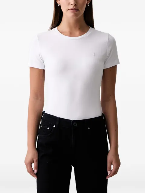 Trussardi logo-embroidered T-shirt White G0266000325N