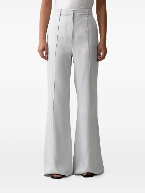 Trussardi high-waisted flared trousers Blue P007A002439N