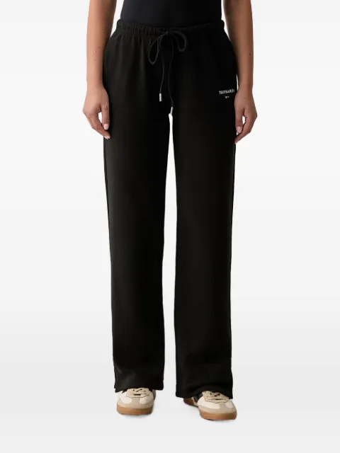 Trussardi logo-embroidered drawstring track pants Black P8126000034N