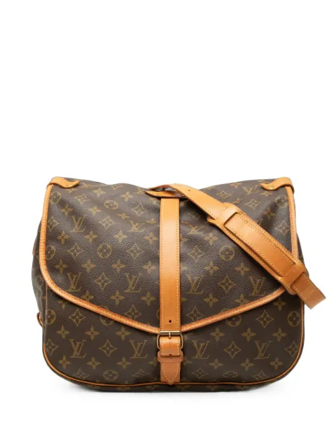Louis Vuitton Pre-Owned 1990 Monogram Saumur 35 crossbody bag Brown RZZI6V4V31X5WWQ9