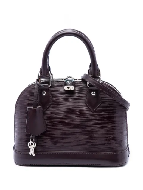 Louis Vuitton Pre-Owned 2013 Epi Alma BB satchel Purple TH1R4WI1SR5T2YQ2