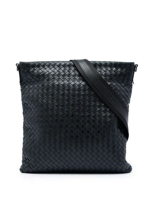 Bottega Veneta Pre-Owned 2012-2026 Nappa Intrecciato VN crossbody bag Black BF4Y9LNK08IYGRRJ
