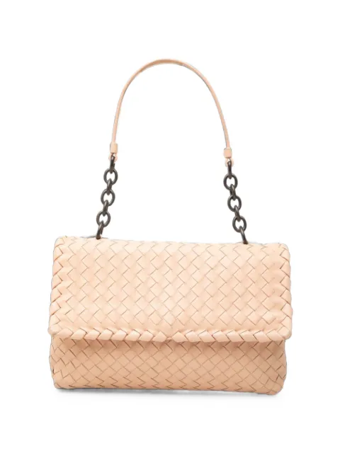 Bottega Veneta Pre-Owned 2012-2026 Small Nappa Intrecciato Olimpia shoulder bag Pink 6O0P8UBSWAALC96C