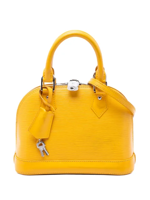 Louis Vuitton Pre-Owned 2013 Epi Alma BB satchel Yellow RMNYVMZYLRN7WL3Y