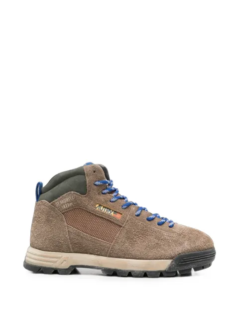 Autry suede panelled sneakers Brown HBMMND18