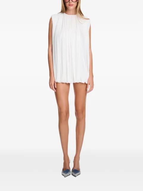 AXEL 113 Nicole ruched shift mini dress White NICOLERUCHEDDRESS