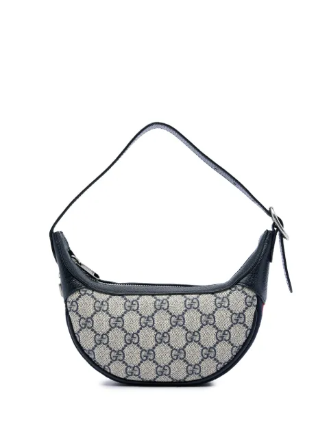 Gucci Pre-Owned 2016-2026 Mini GG Supreme Web Ophidia shoulder bag Black S4VB9X4J3EIT6LPG