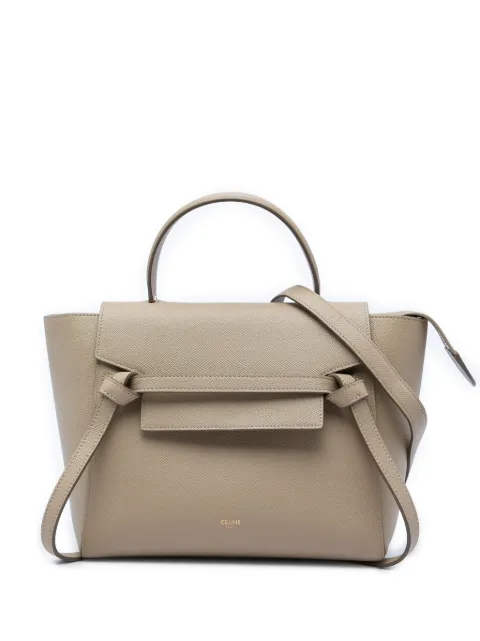 Celine Pre-Owned 2019 Micro Grained Calfskin Belt Bag satchel Neutrals D87KRRRTN25YQEOI