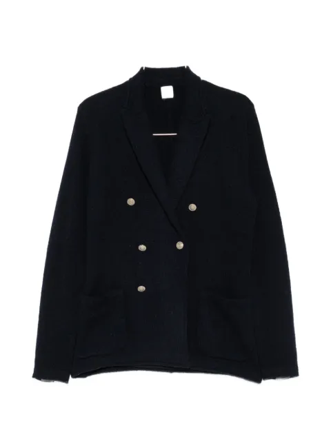 Eleventy double-breasted knitted jacket Blue N76GIAN02MAG0H001