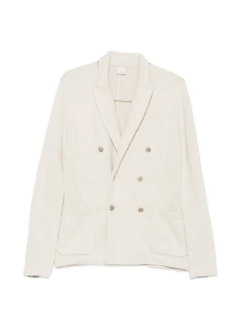 Eleventy double-breasted knitted jacket Neutrals N76GIAN02MAG0H001