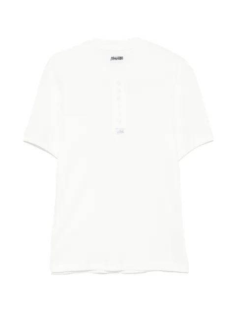 Magliano Nudo Serafino button-up T-shirt White MGFW26TT01876