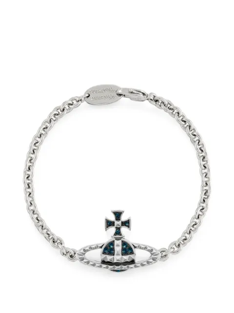 Vivienne Westwood crystal-embellished bracelet Silver 6102023802W209