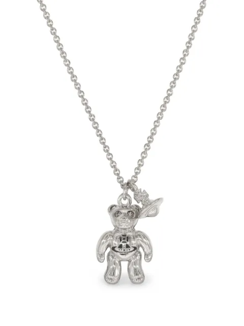 Vivienne Westwood Man. Ruby pendant necklace Silver 630203KJ02P136P136