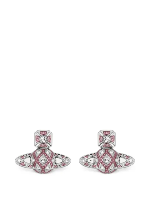 Vivienne Westwood Orb crystal-embellished earrings Silver 6201038Q02P788P788