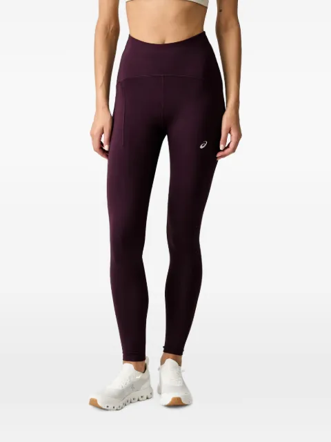 ASICS Road logo-print performance leggings Purple 2012C968