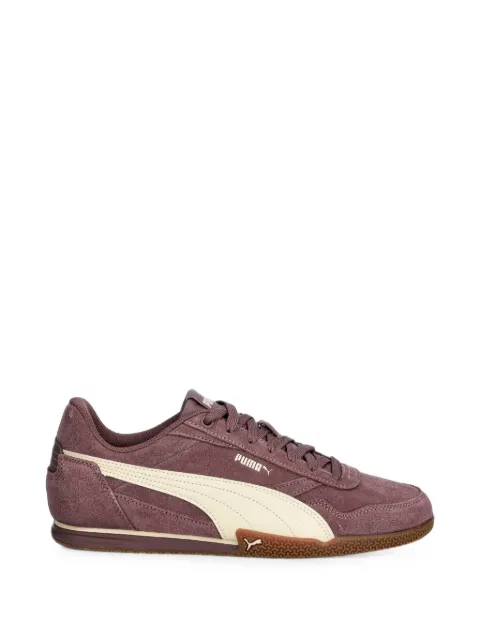 PUMA Bella Donna logo-patch calf suede sneakers Black 402673