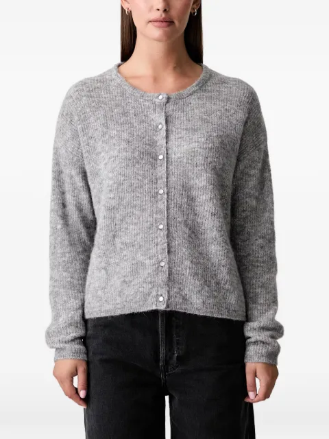 Mos Mosh MMAlmine button-up knitted cardigan Grey 158680