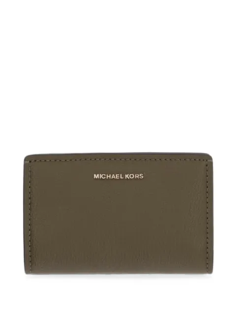 Michael Michael Kors Bryant medium pebbled leather wallet Green 32S5GYTZ2L