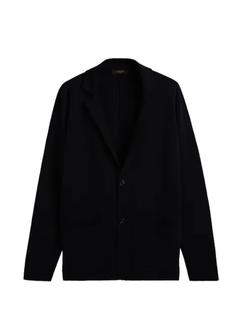 Zanone Milano-stitch blazer Blue 810391ZW207