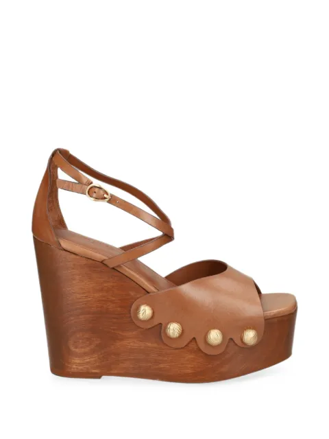 Cult Gaia Orly wedge sandals Brown SDUH1491LR2633