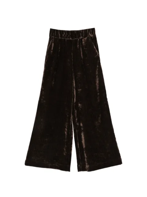 JcSophie elasticated-waistband palazzo pants Brown P5130