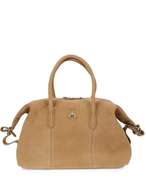 Patrizia Pepe New Business suede tote bag Neutrals 2B0145L152
