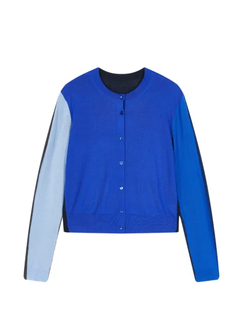 JNBY colour-block cardigan Blue 5Q8310870
