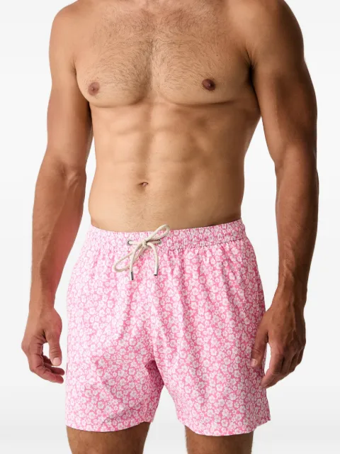 MC2 Saint Barth Lighting floral-print swim shorts Pink LIG0016