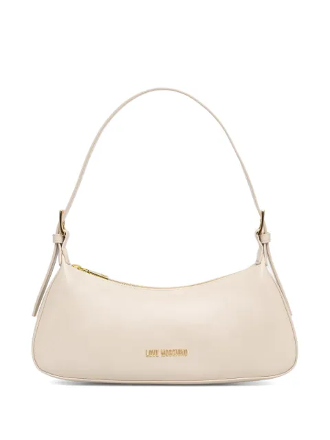 Love Moschino logo-plaque shoulder bag Neutrals JC4390PP1PKO0