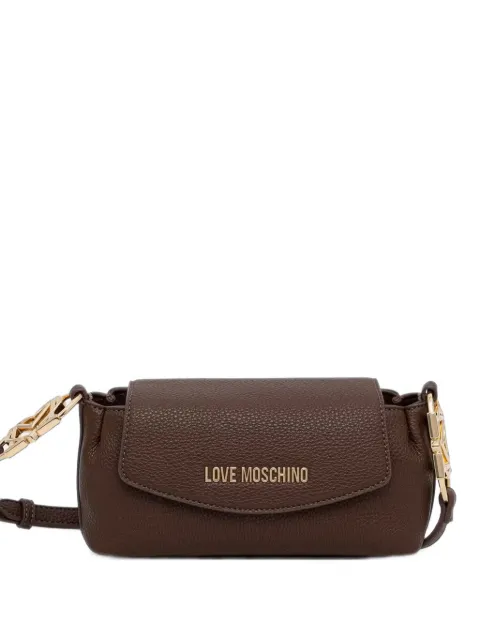 Love Moschino logo-lettering cross body bag Brown JC4013PP1PLB0