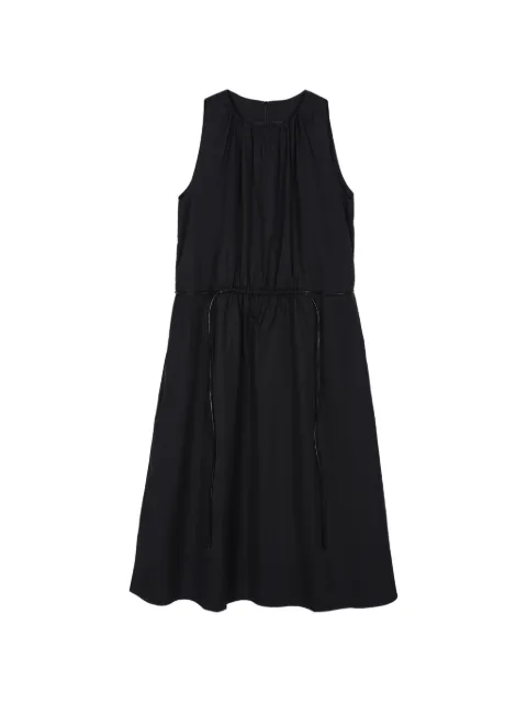 LESS drawstring sleeveless midi dress Black 2Q8G16100