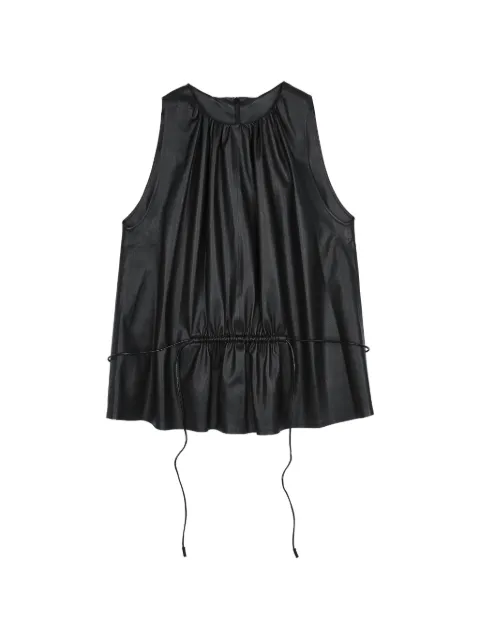 LESS drawstring-detail blouse Black 2Q8213020